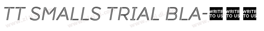 TT Smalls Trial Bla字体转换
